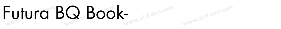 Futura BQ Book字体转换